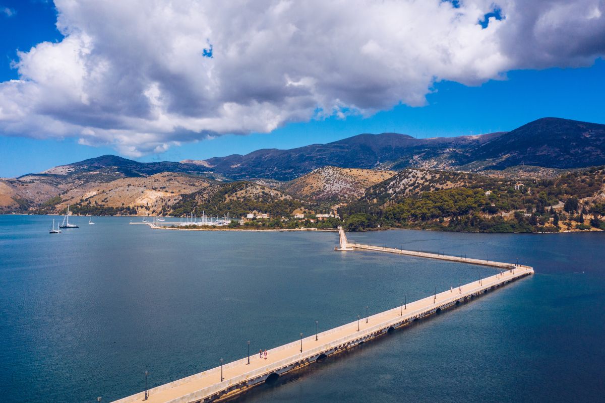 Ponte De Bosset ad Argostoli, il piu lungo ponte in pietra sul mare d'Europa