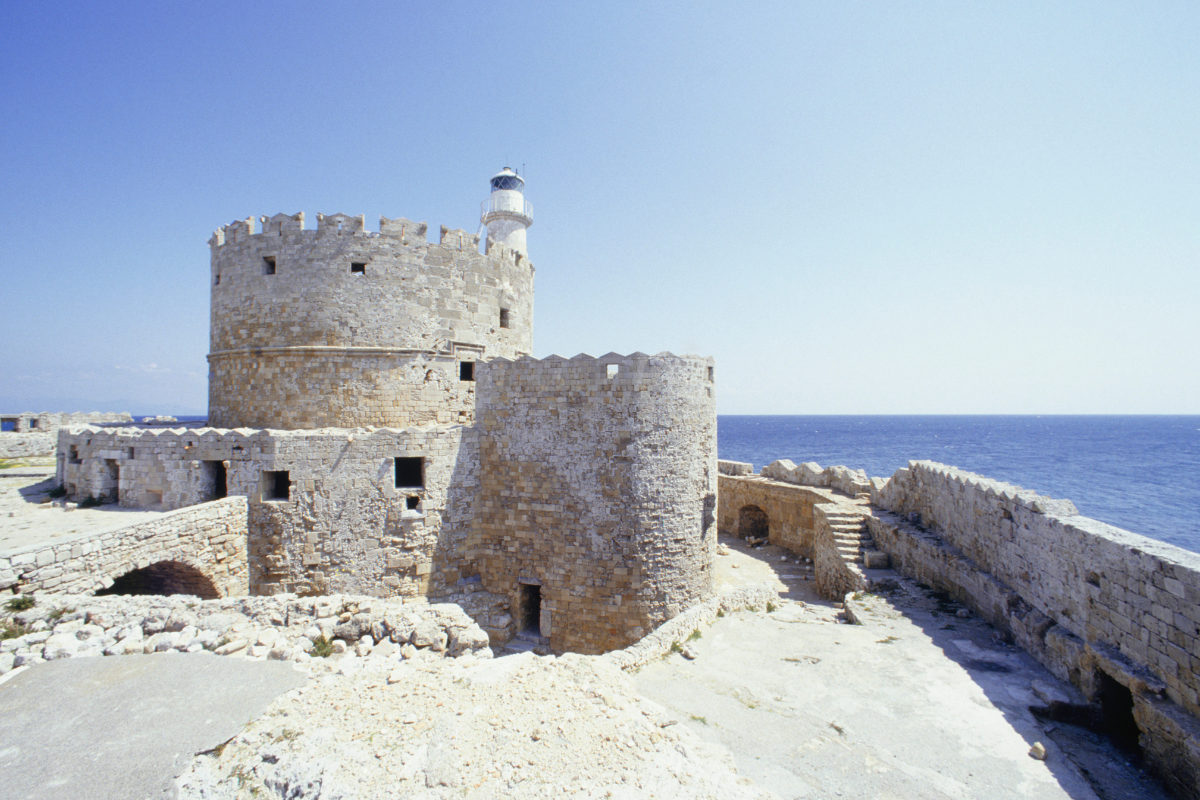 Castello di Marmaris, fortezza ottomana sulla collina del centro storico con vista sulla baia