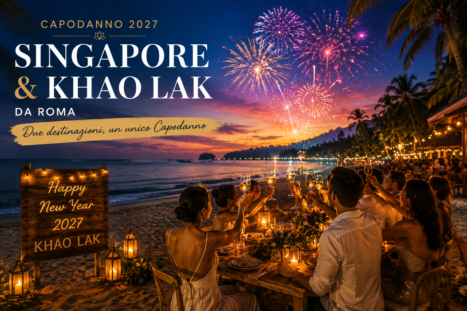 Offerta Capodanno 2027 Singapore e Khao Lak: Metropoli Futuristica e Spiagge della Thailandia