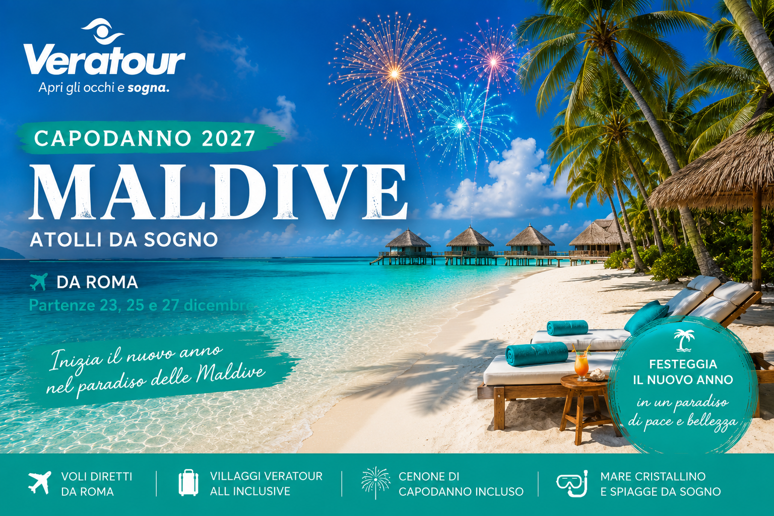 Offerte Natale e Capodanno alle Maldive: Villaggi Veratour