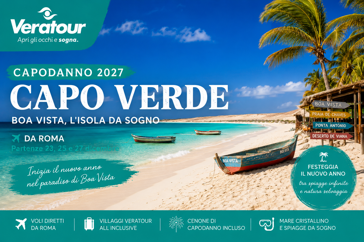 Offerte Natale e Capodanno a Capo Verde: Villaggi Veratour