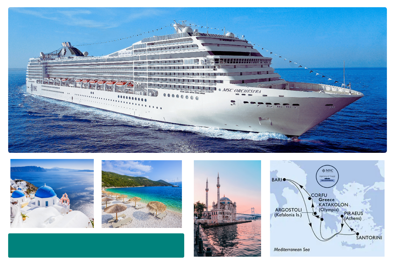 Offerta Crociera MSC Orchestra da Bari 7 Notti Estate 2027