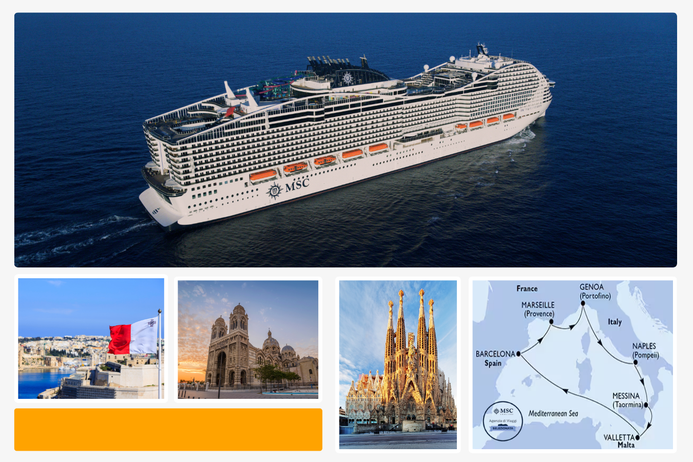 Offerta Crociera MSC World Europa inverno 2025/26: vivi il Mediterraneo più spettacolare da Messina