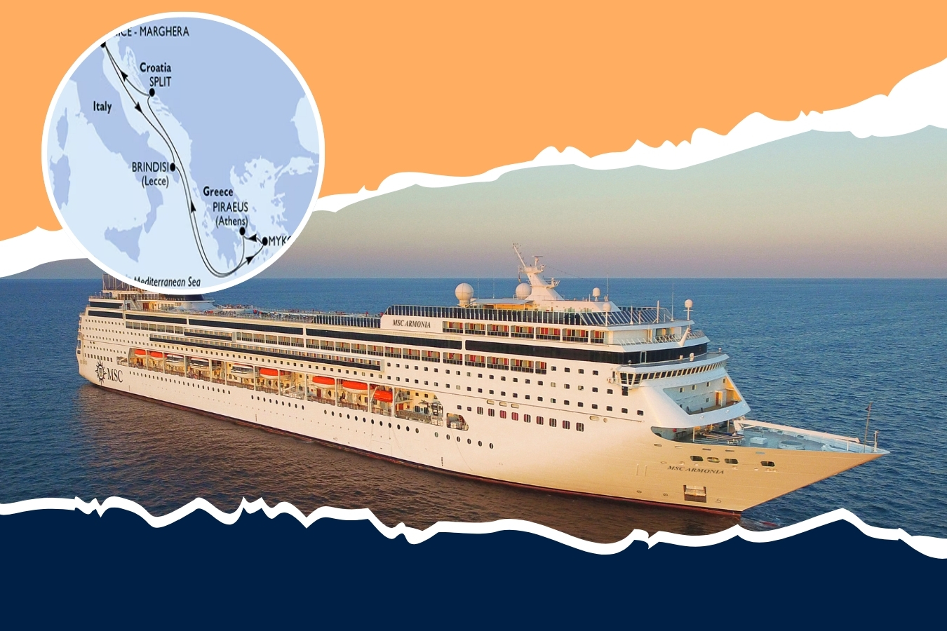 Offerta Crociera Estate 2025 con MSC Armonia | Itinerario Mediterraneo Orientale | Partenza da Venezia