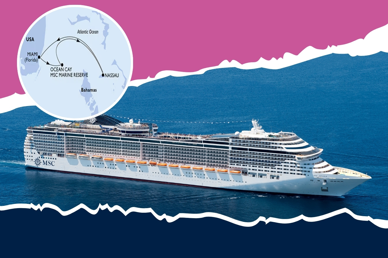 Offerta Last Minute: Mini Crociera di 4 Notti Inverno 2024-2025 ai Caraibi con MSC Divina da Miami