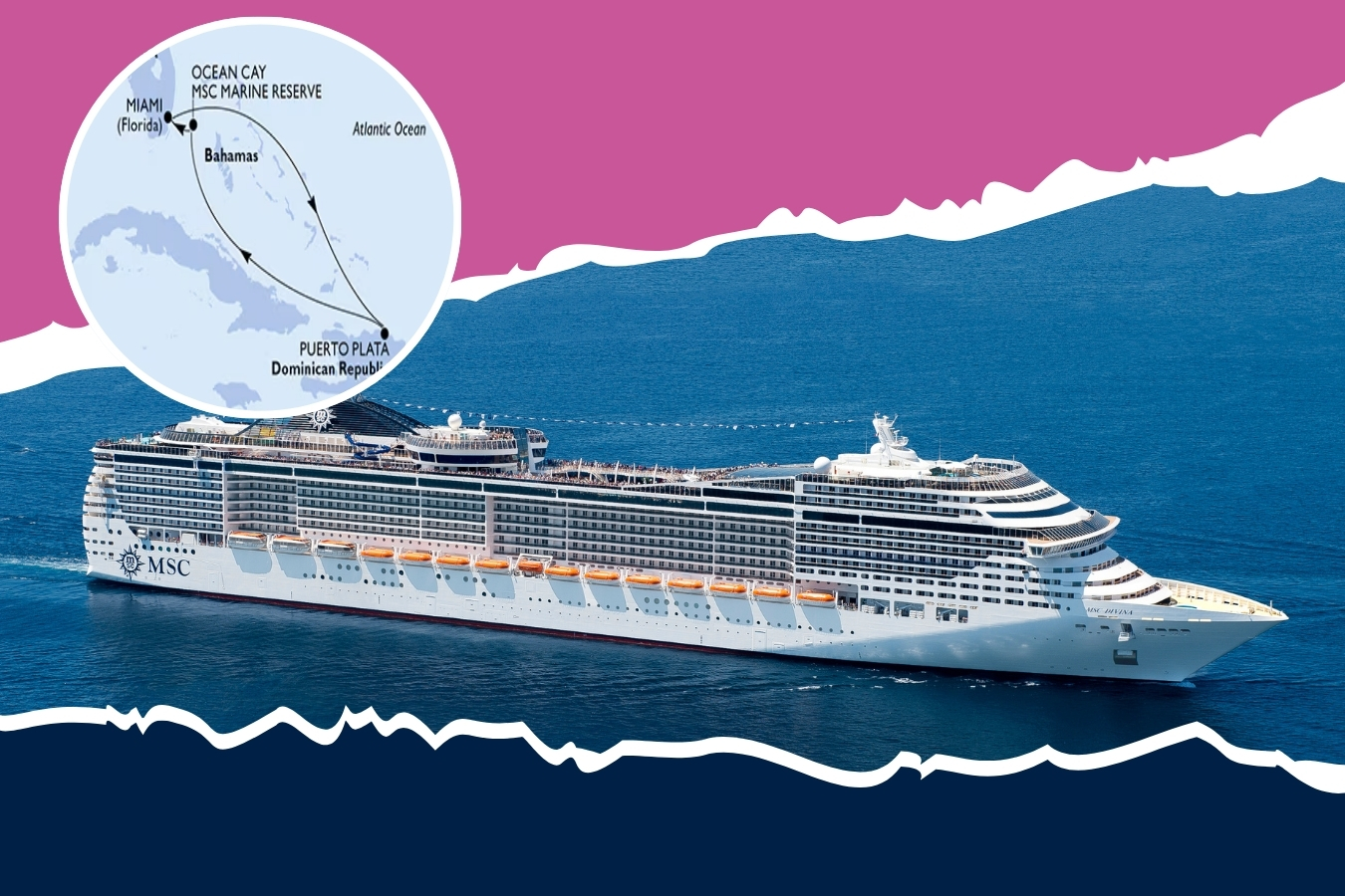 Offerta Last Minute: Mini Crociera di 5 Notti Inverno 2024-2025 ai Caraibi con MSC Divina da Miami