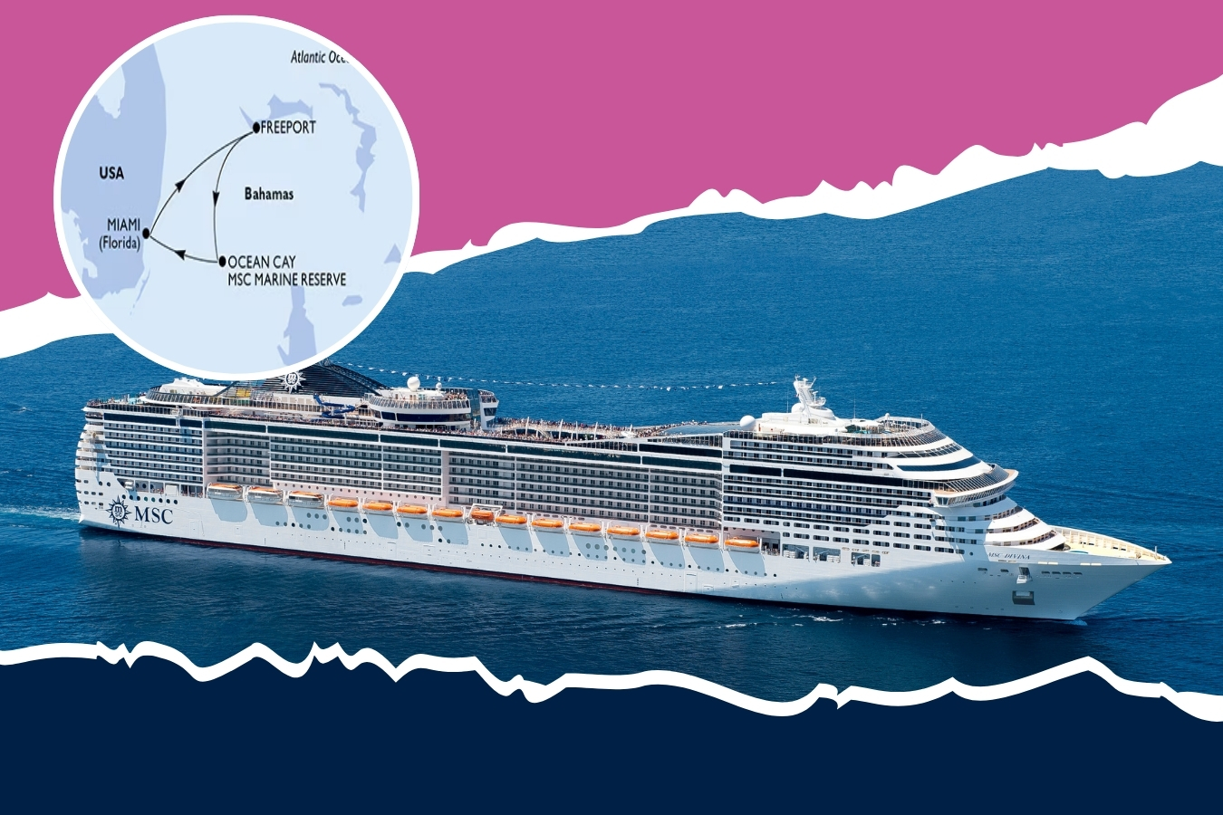 Offerta Last Minute: Mini Crociera di 3 Notti Inverno 2024-2025 ai Caraibi con MSC Divina da Miami