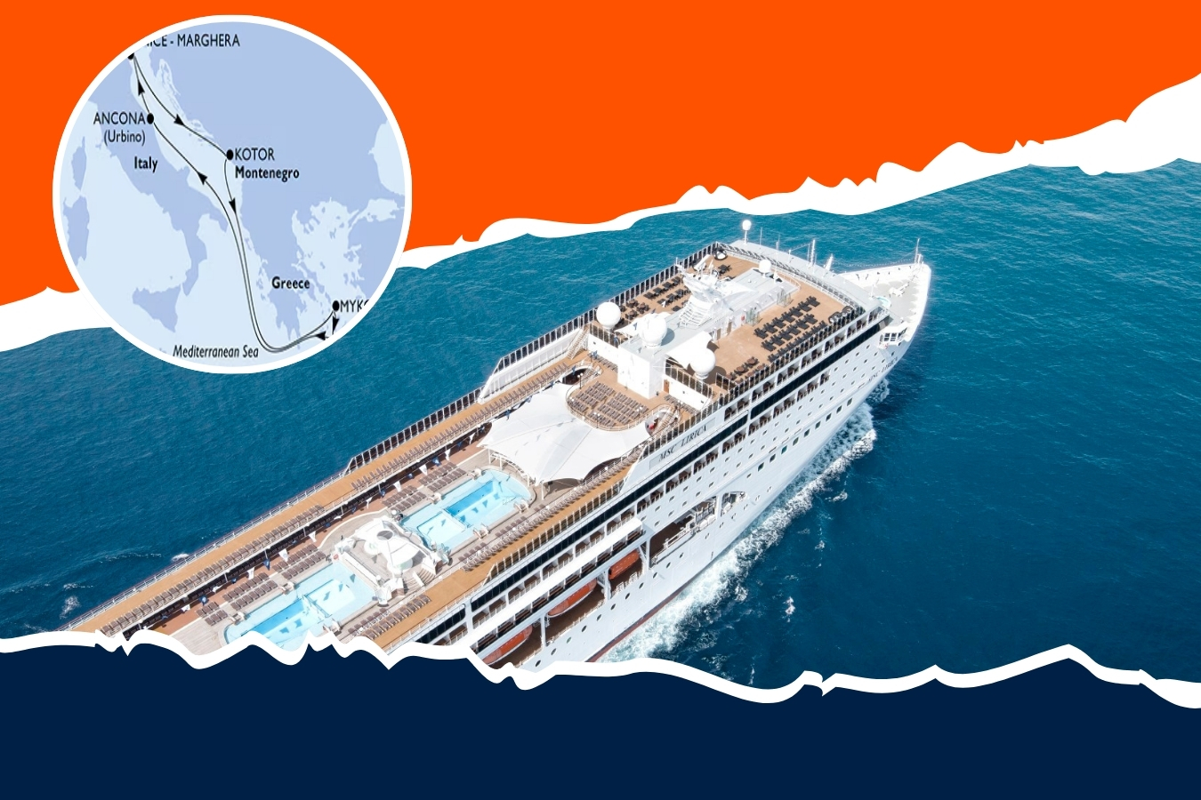 Offerta Crociera MSC Lirica Estate 2025 | Itinerario Mediterraneo Orientale | Last Minute da Ancona