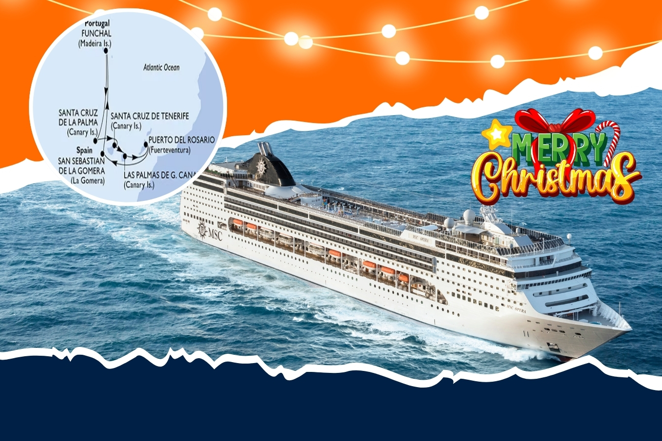 Trascorri un Natale Magico alle Canarie con MSC Opera: Un Viaggio da Sogno!