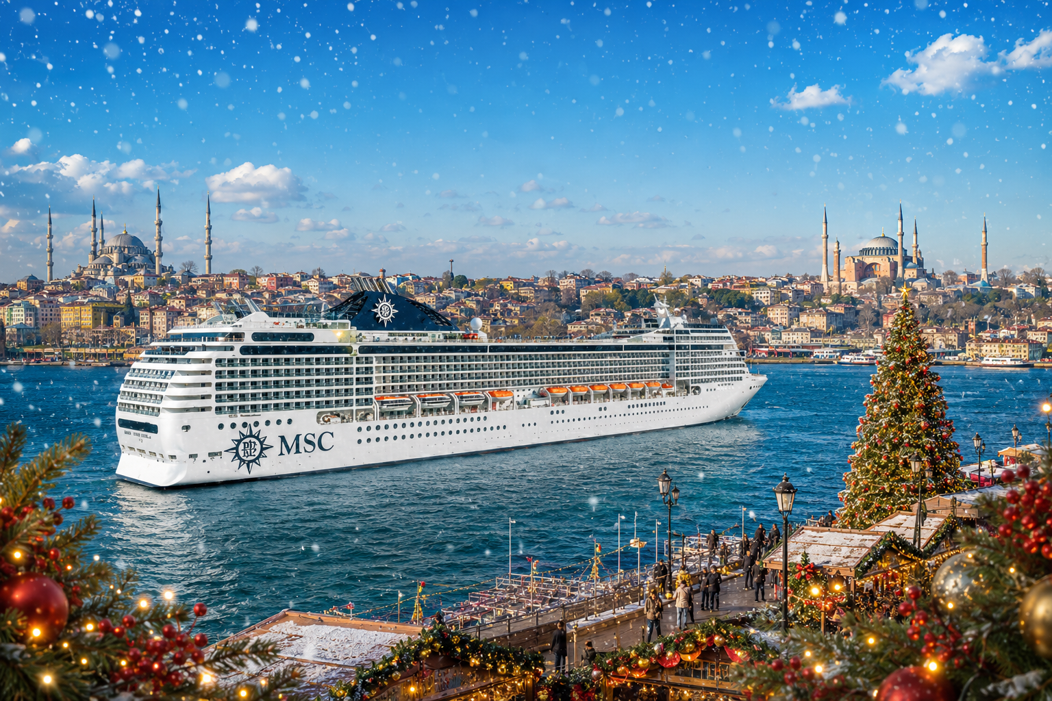 Offerta Crociera di Natale e Capodanno 2026/2027: MSC Orchestra da Bari