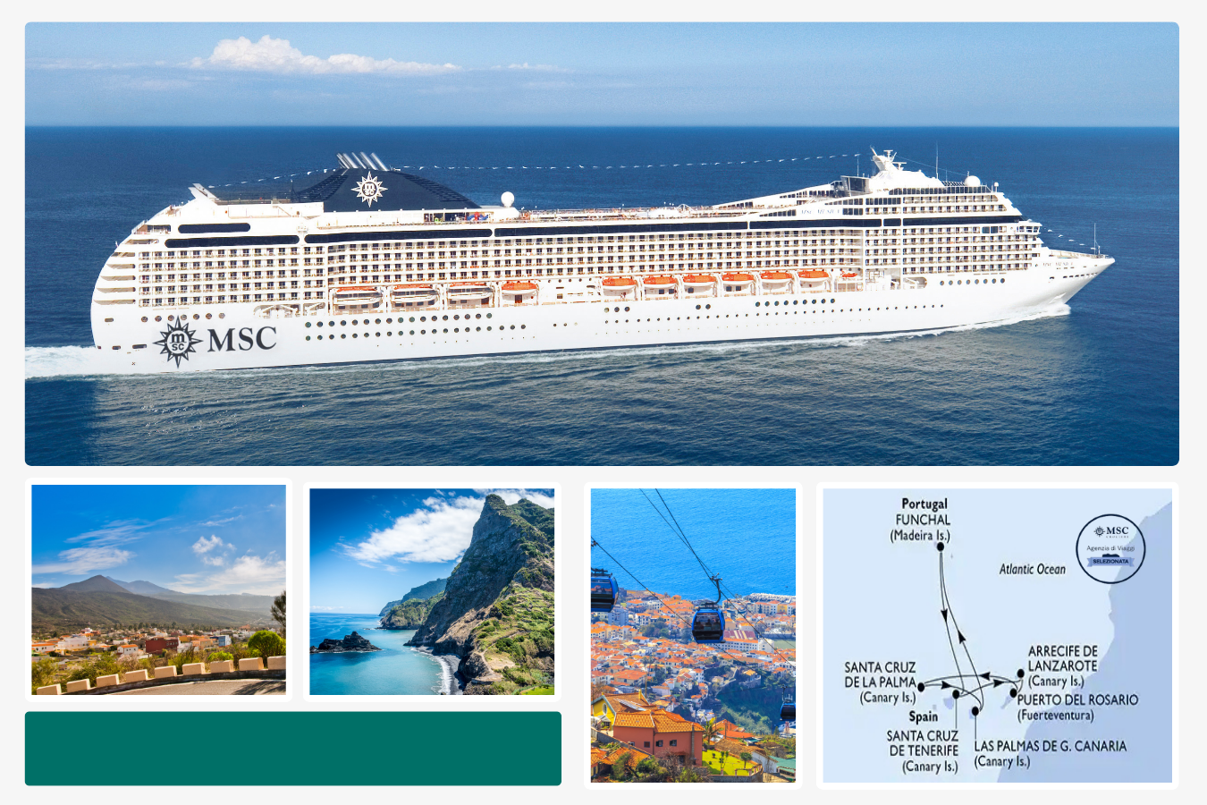 Offerta Crociera Canarie e Madeira in crociera MSC Musica: inverno 2025/26 da sogno
