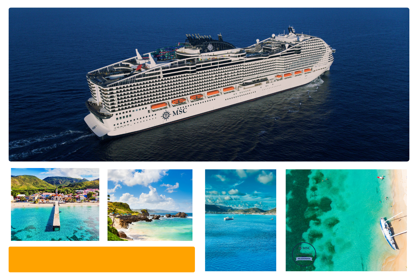 Offerta Crociera MSC World Europa alle Antille e Caraibi da Fort-de-France, Volo Incluso