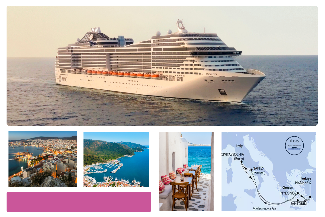 Offerta Crociera MSC Divina da Civitavecchia 7 Notti Estate 2027